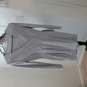 Unbranded gray sweater dress